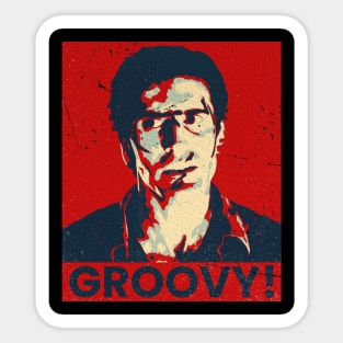 Ash Williams - GROOVY! Sticker